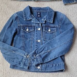 GAP Blue Denim Jacket Size 10 L